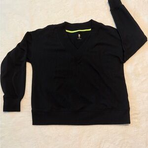 Ideology Women's Black Crew Neck Sweater